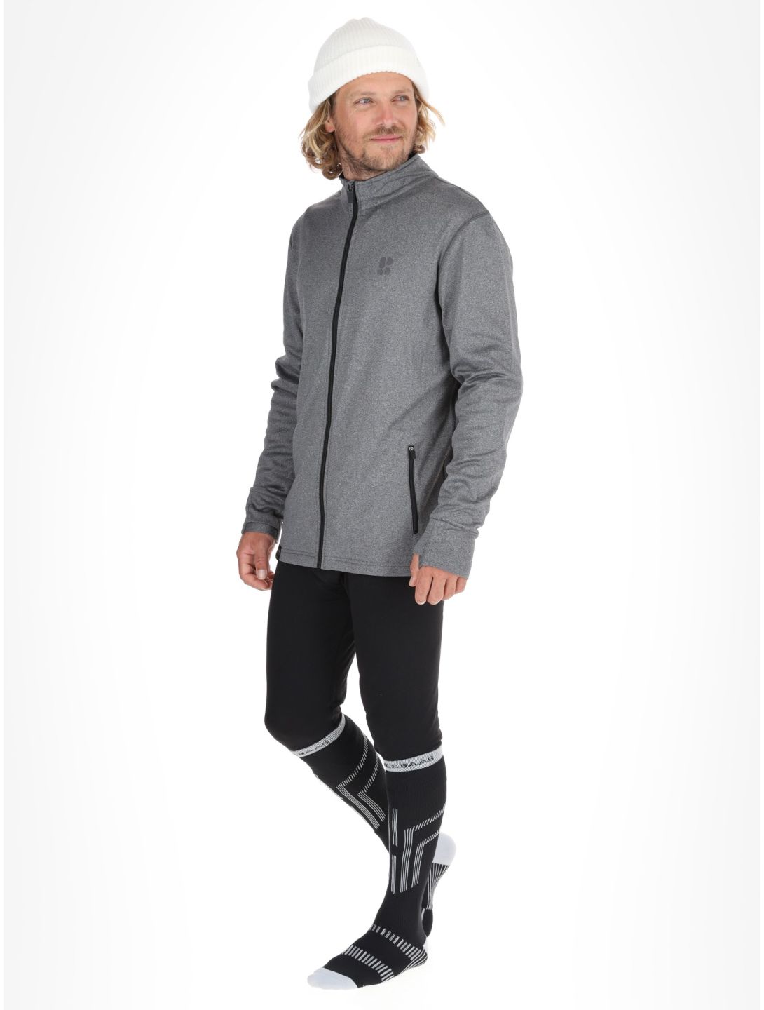 Poederbaas, Arctic Sports Tech Jacke Herren Grey grau 