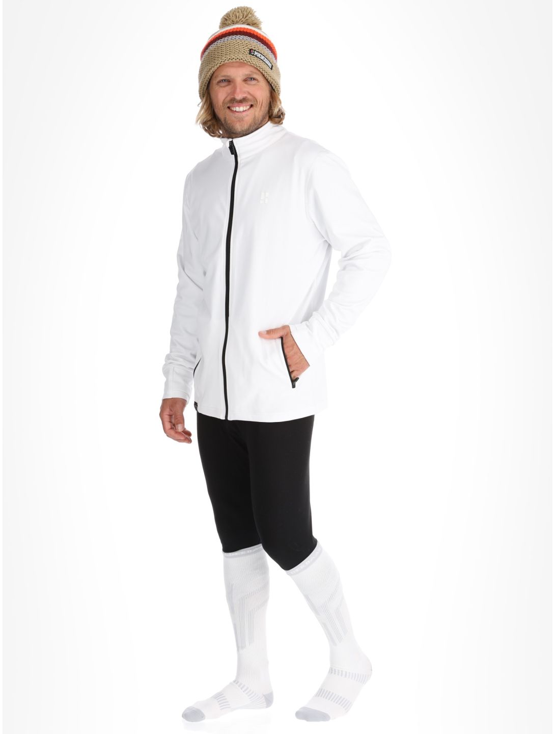 Poederbaas, Arctic Sports Tech Jacke Herren Off White weiß 