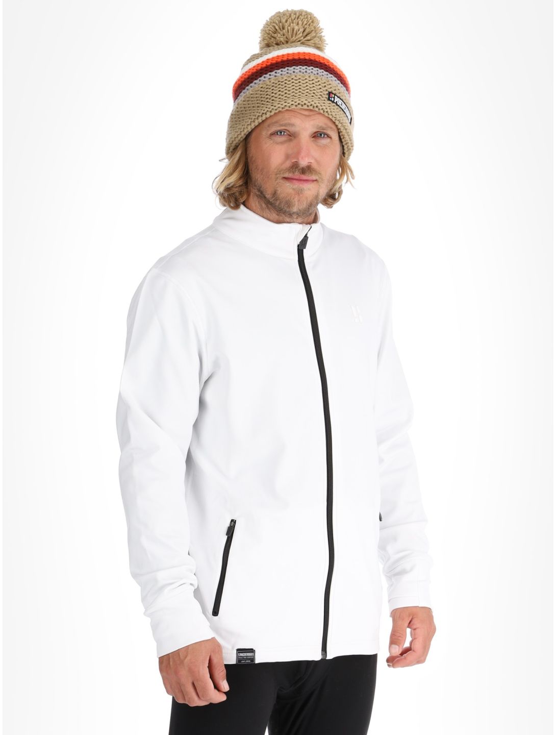 Poederbaas, Arctic Sports Tech Jacke Herren Off White weiß 