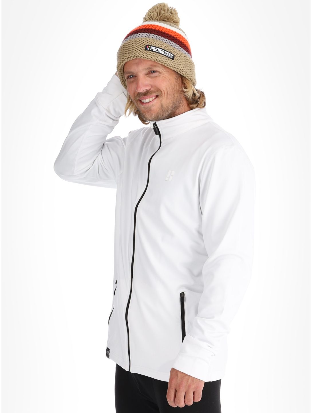 Poederbaas, Arctic Sports Tech Jacke Herren Off White weiß 