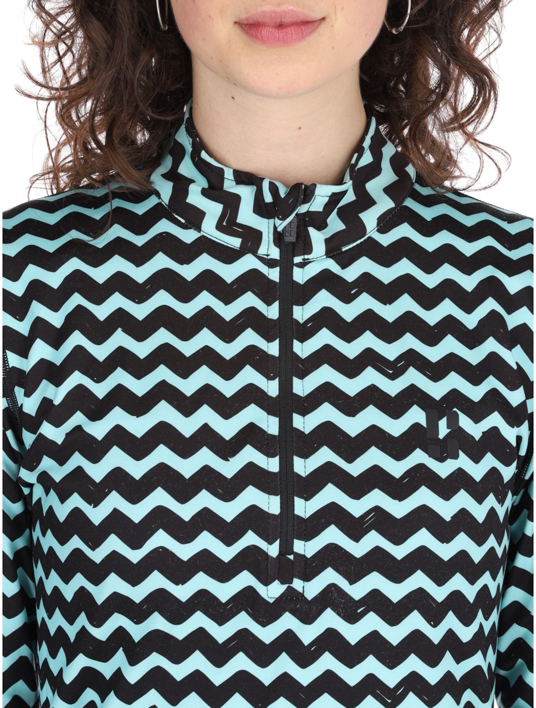 Poederbaas, Arty Pullover Damen Mint grün 