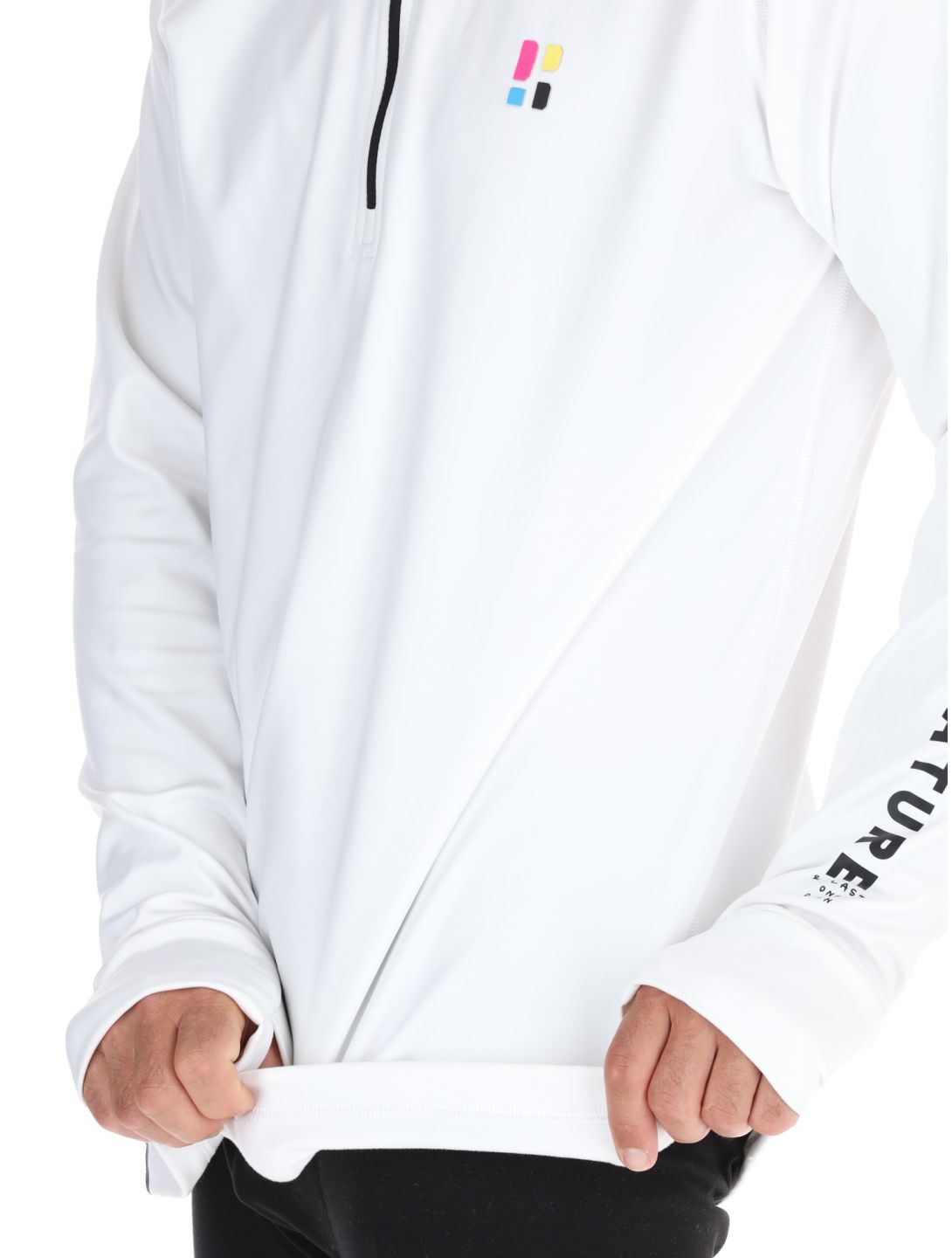 Poederbaas, Arty Pullover Herren Off White weiß 