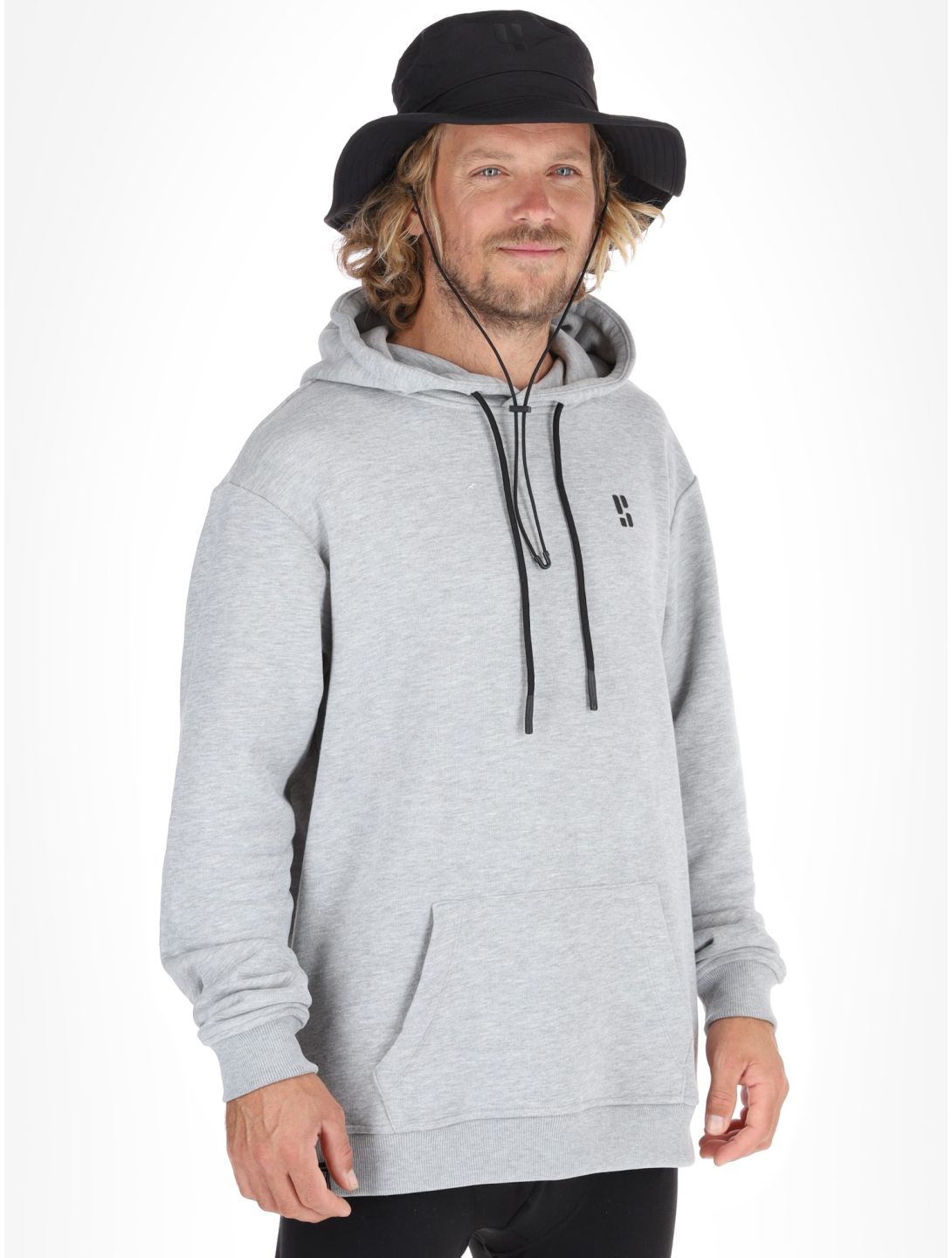 Poederbaas, Arty Hoody Pullover Herren Grey grau 