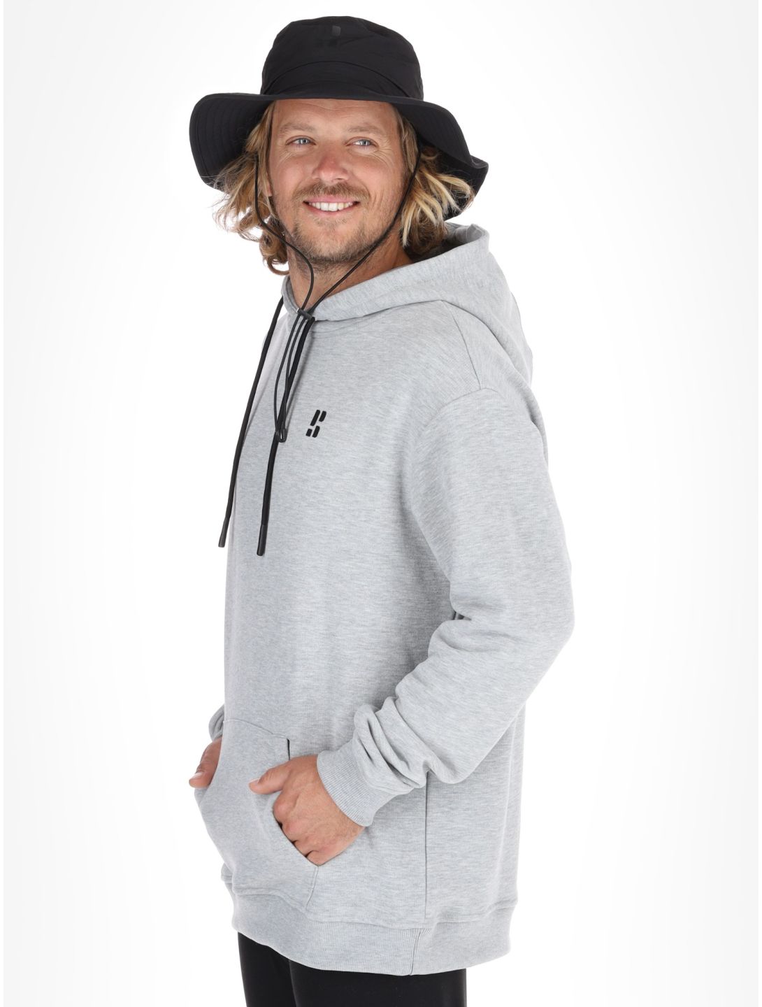 Poederbaas, Arty Hoody Pullover Herren Grey grau 