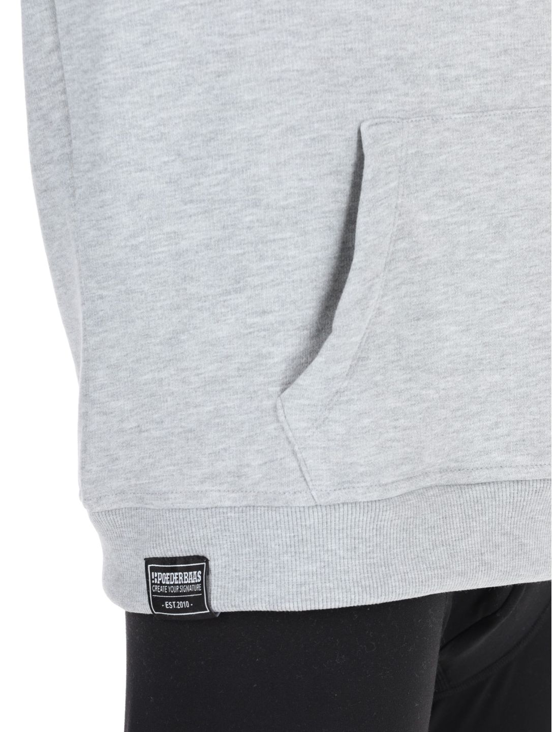 Poederbaas, Arty Hoody Pullover Herren Grey grau 