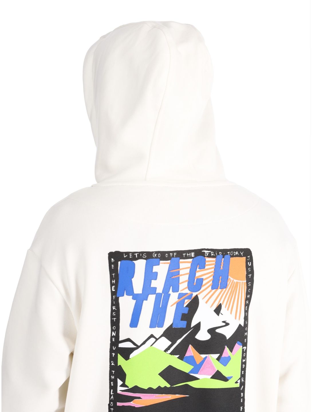 Poederbaas, Arty Hoody Pullover Herren Off White weiß 