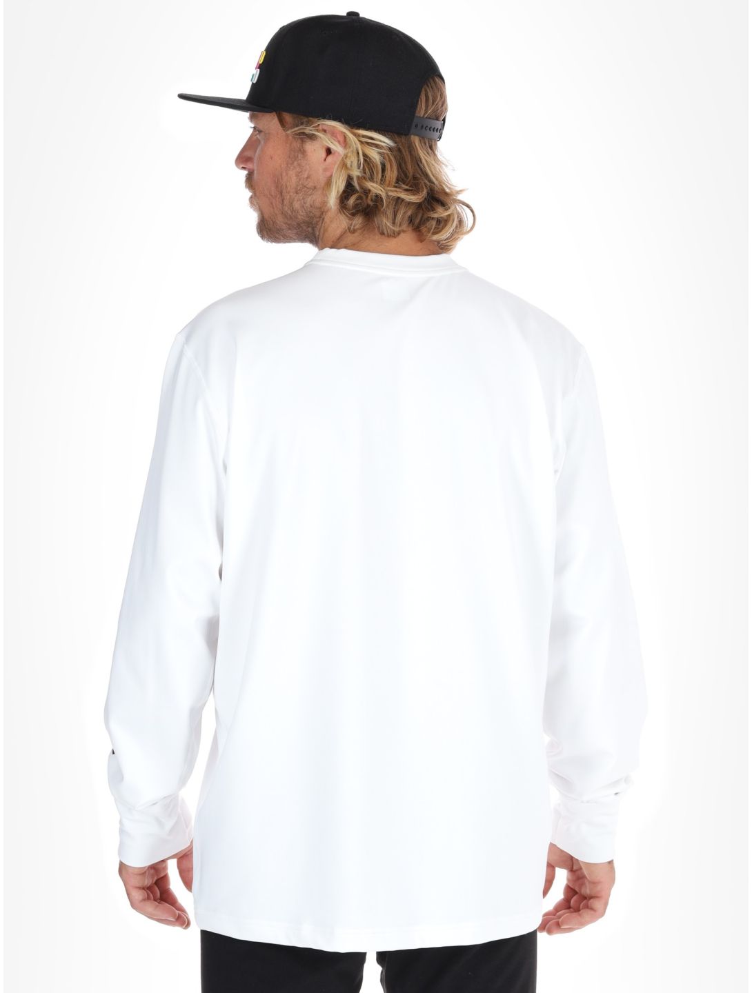 Poederbaas, Arty Longsleeve Pullover Herren Off White weiß 