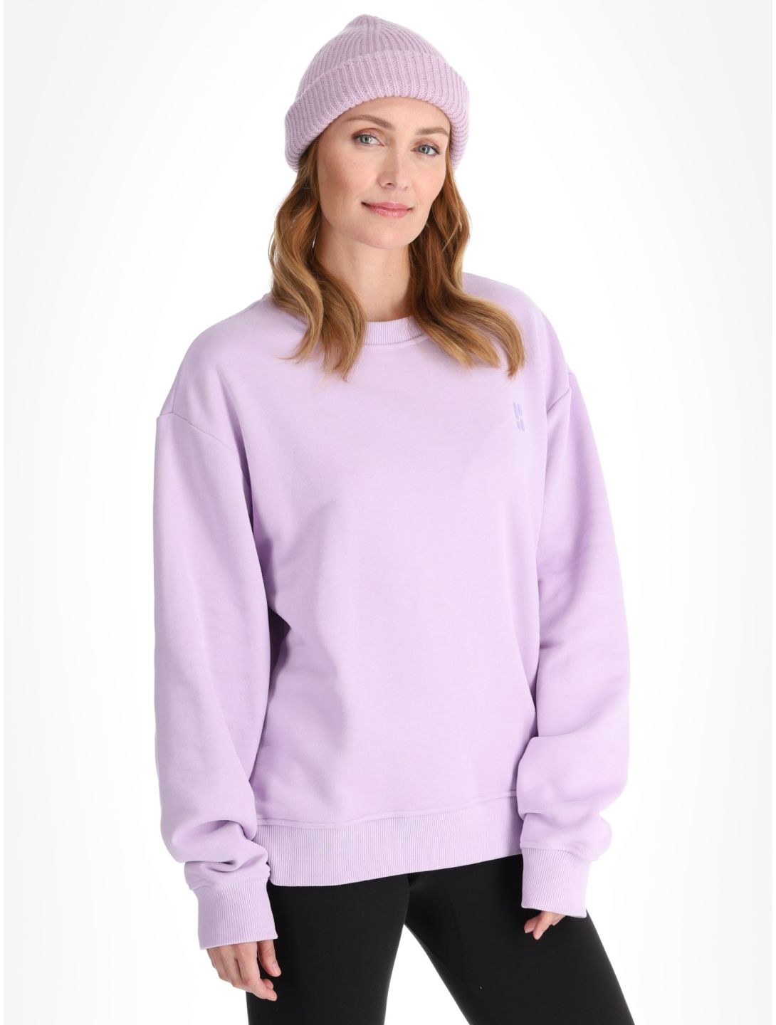 Poederbaas, Arty Sweater Pullover Damen Lila violett 