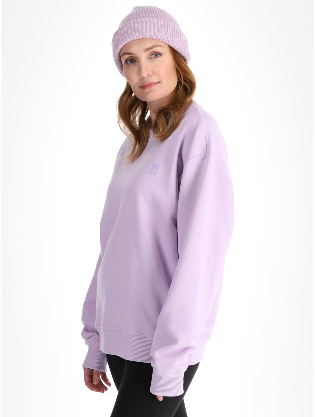 Poederbaas, Arty Sweater Pullover Damen Lila violett 