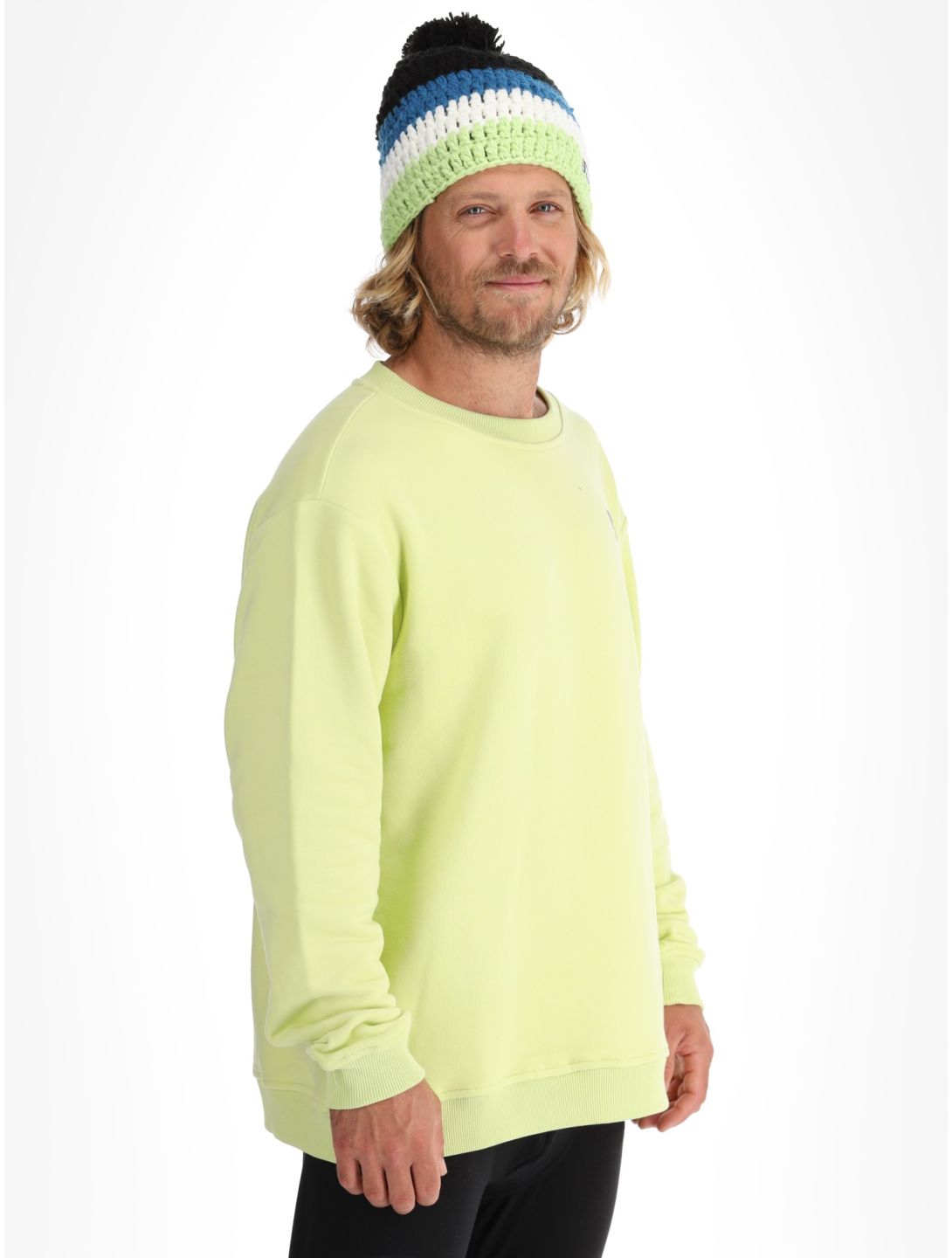 Poederbaas, Arty Sweater Pullover Herren Matcha Green grün 