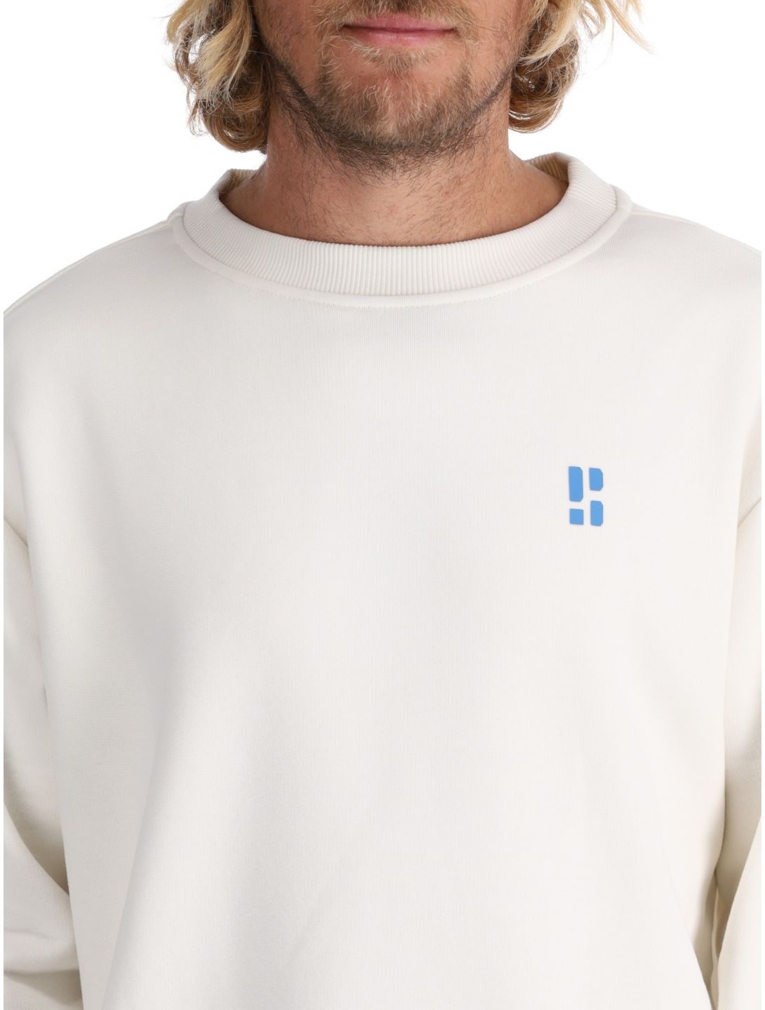 Poederbaas, Arty Sweater Pullover Herren Off White weiß 