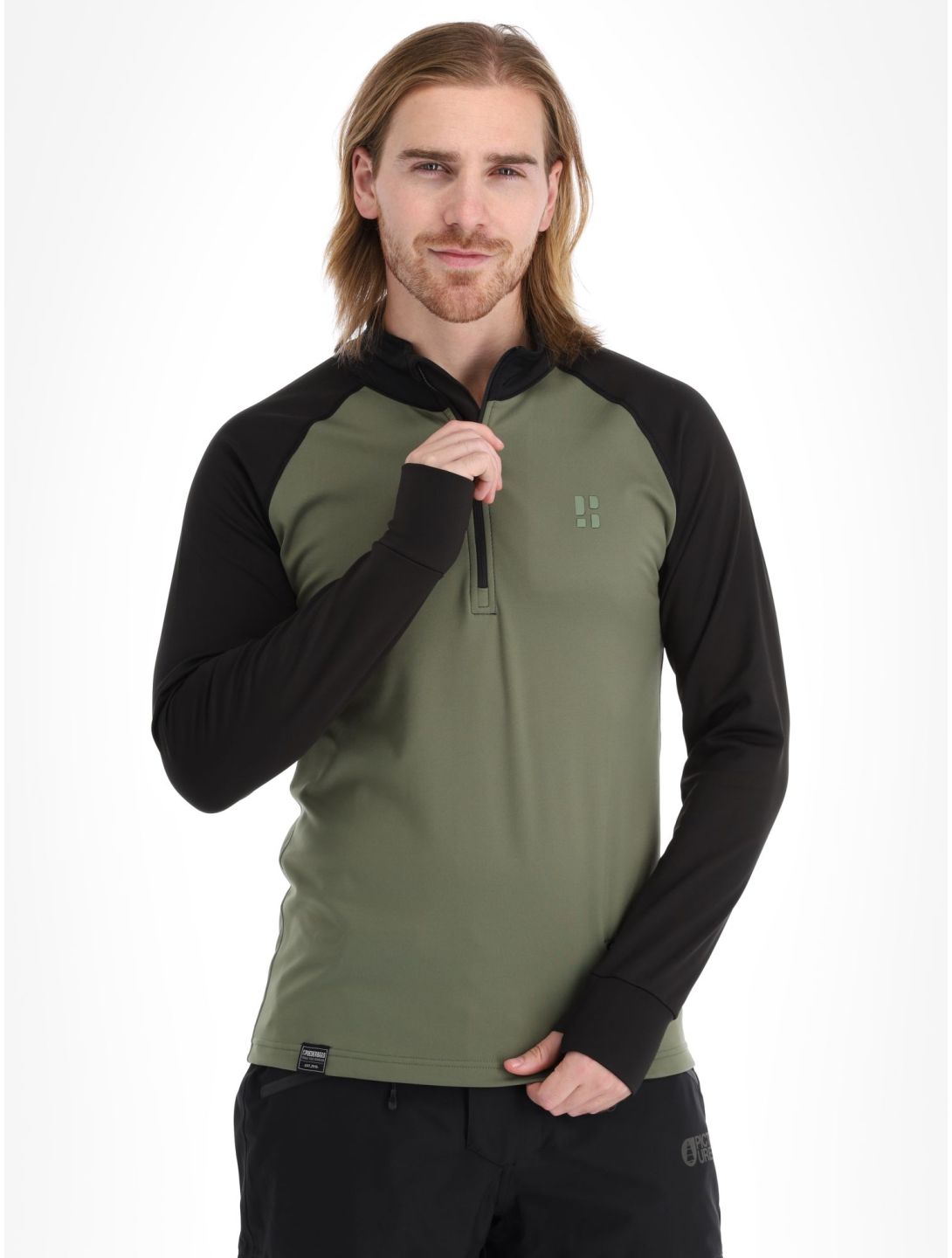 Poederbaas, Duo Pullover Herren Green Black grün, schwarz 