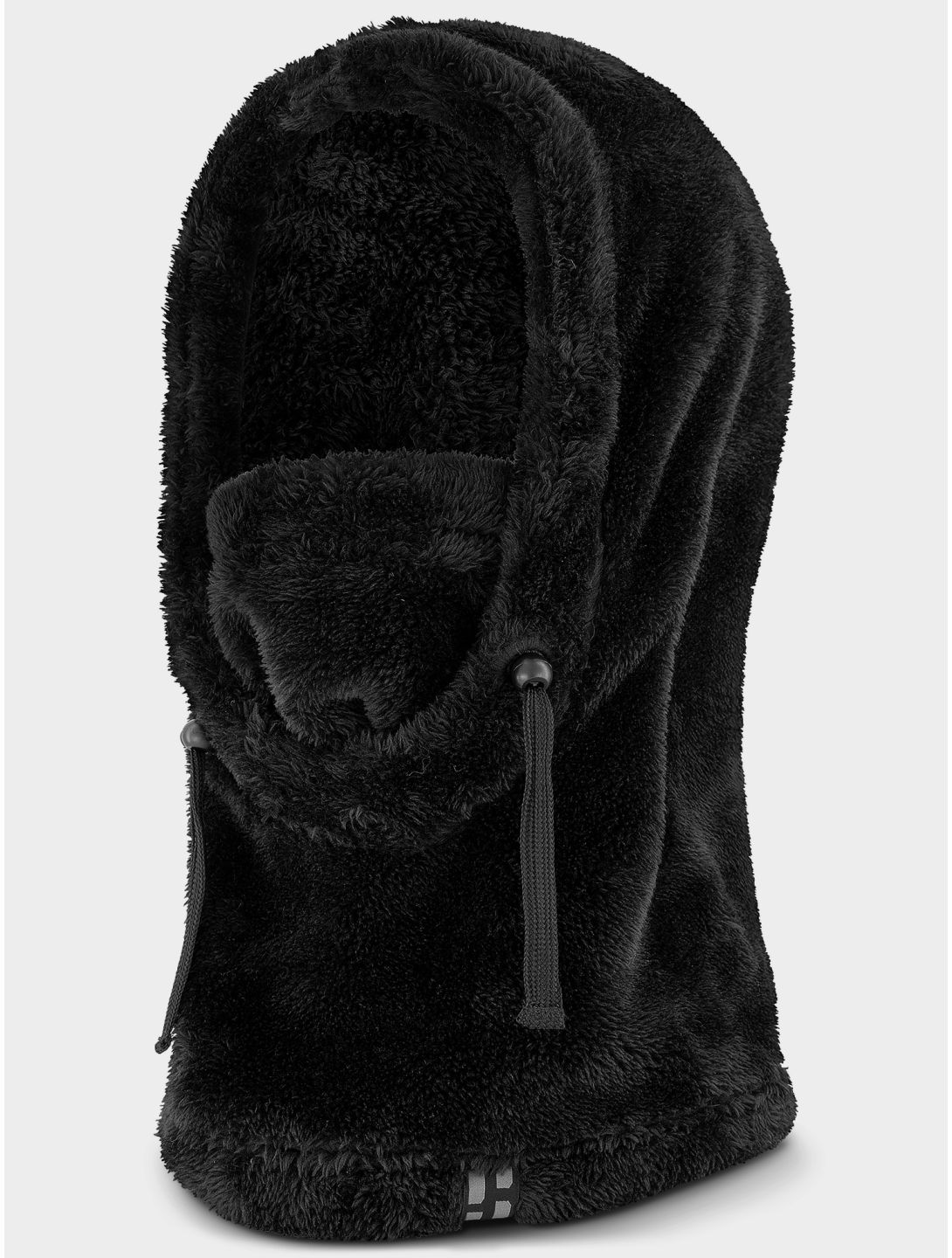 Poederbaas, Fluffy Balaclava Skimaske Unisex Black schwarz 