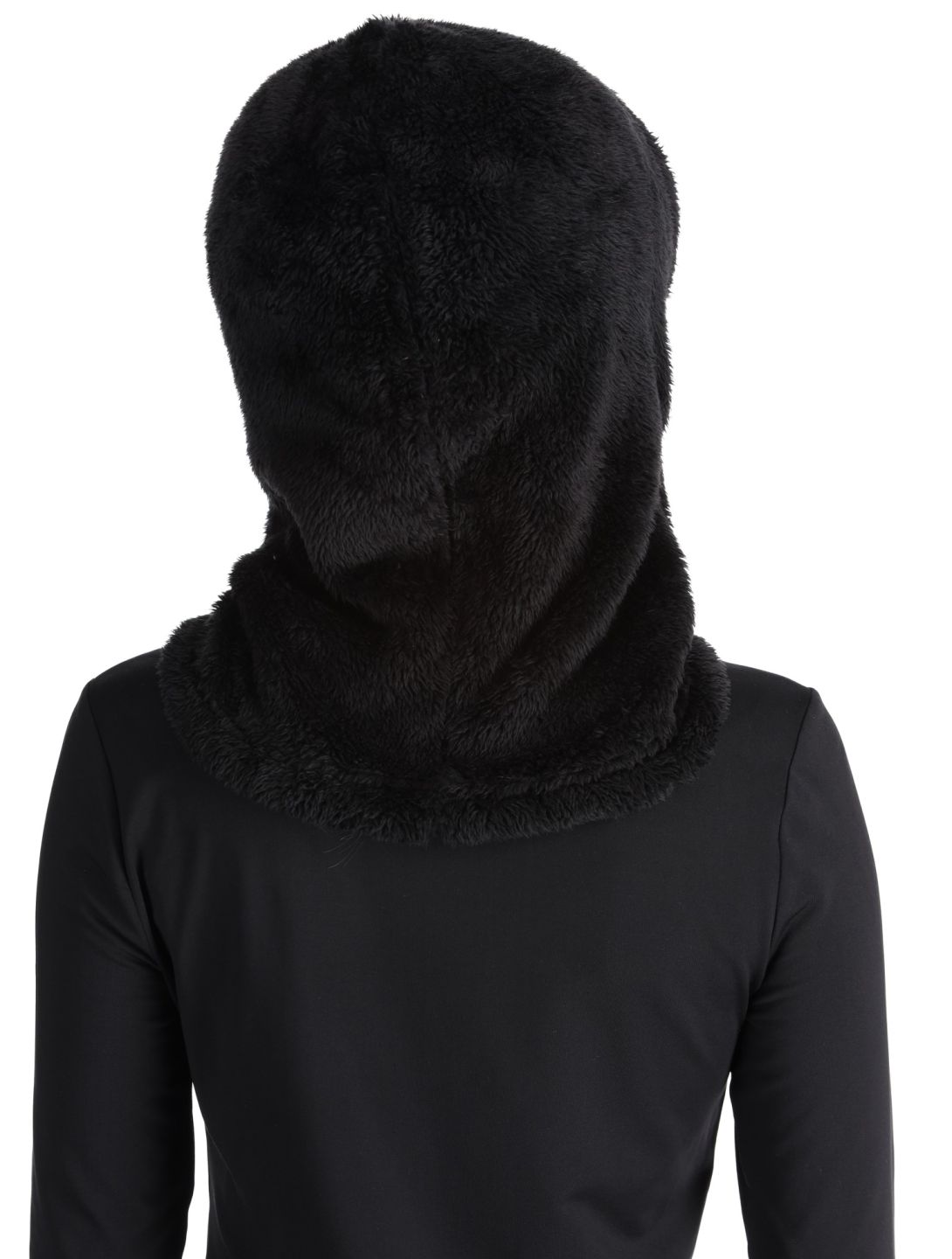 Poederbaas, Fluffy Balaclava Skimaske Unisex Black schwarz 