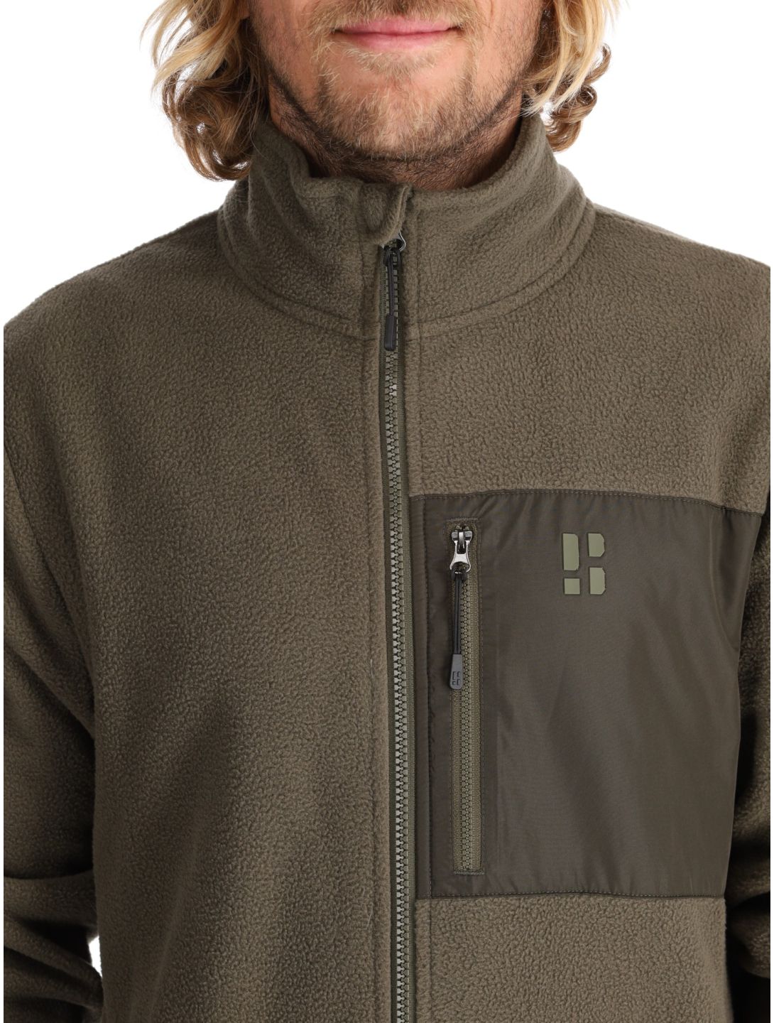 Poederbaas, Four Seasons Fleece Jacke Herren Green grün 