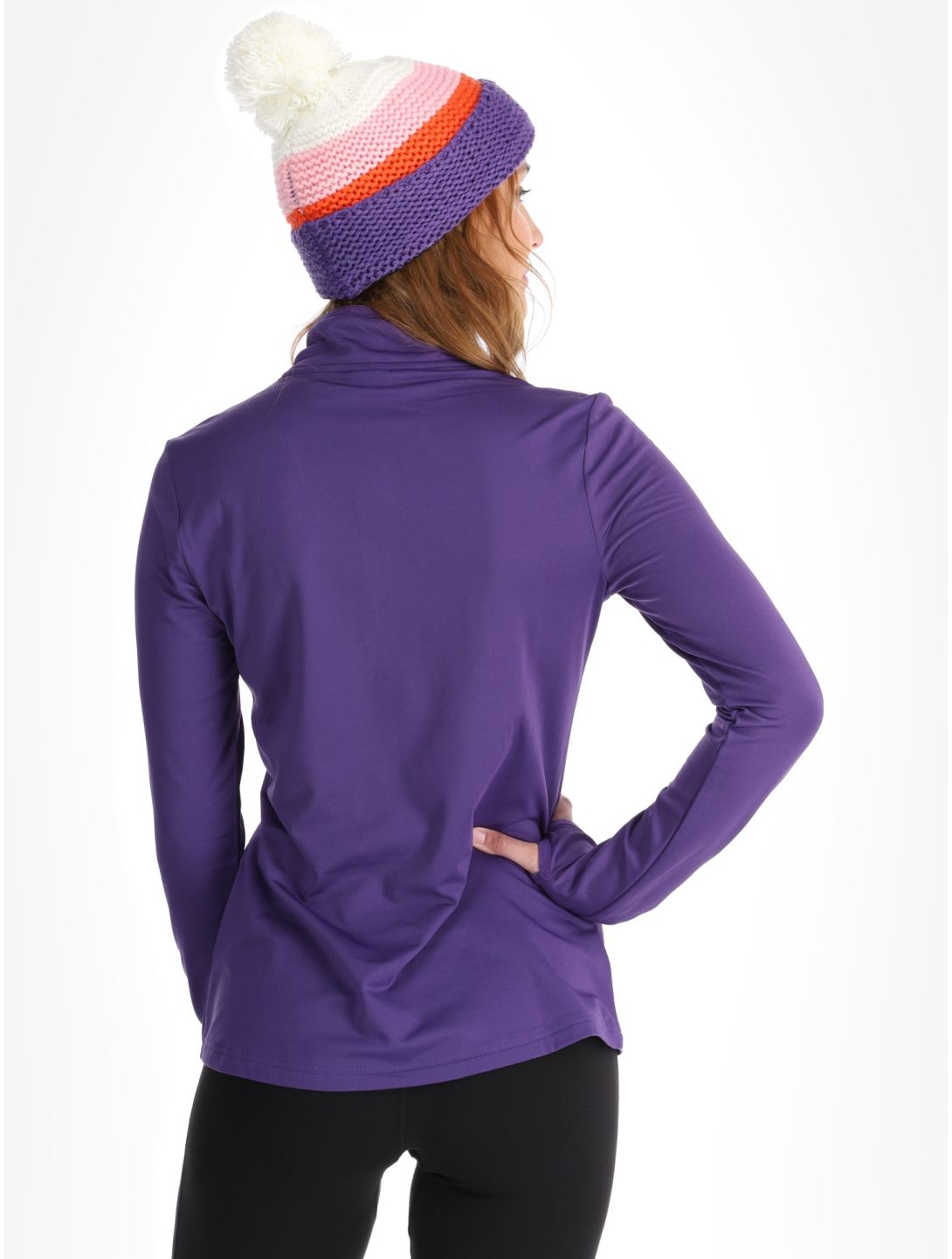 Poederbaas, Four Seasons Lightweight Pullover Damen Purple violett 