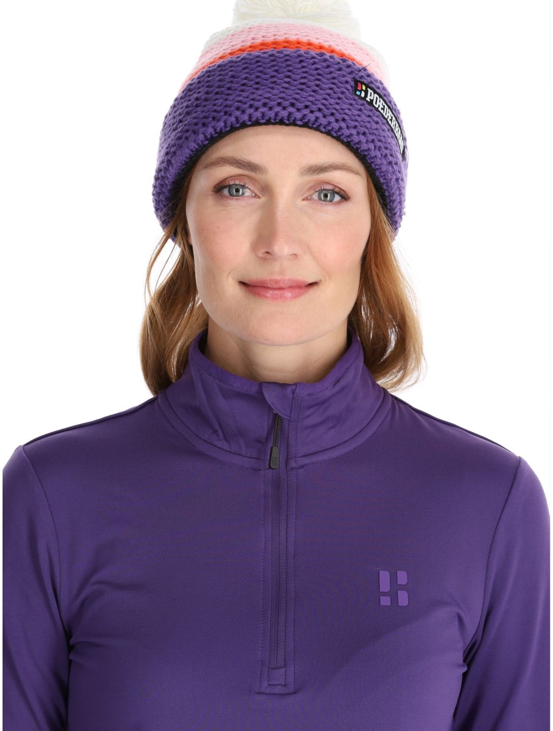 Poederbaas, Four Seasons Lightweight Pullover Damen Purple violett 