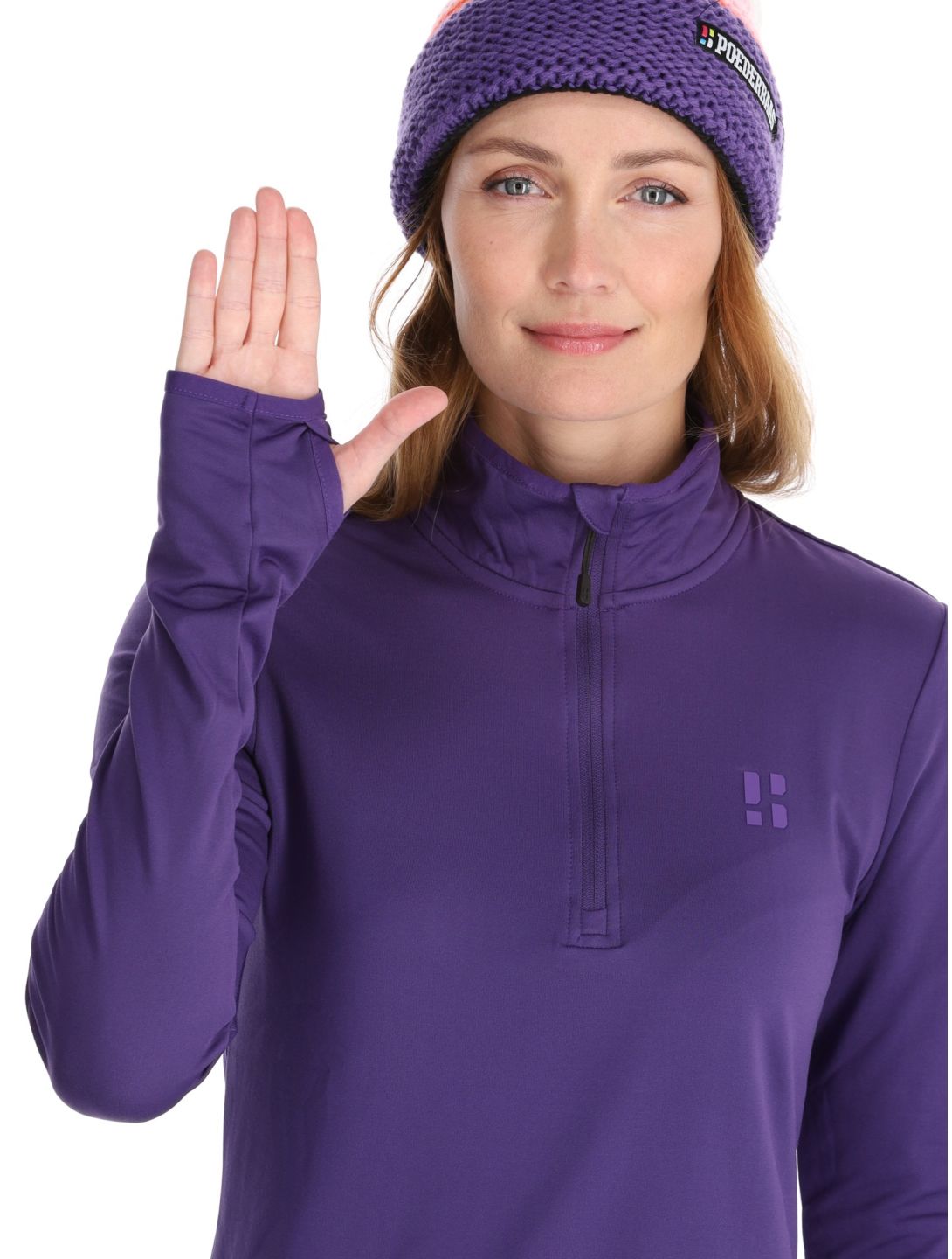 Poederbaas, Four Seasons Lightweight Pullover Damen Purple violett 