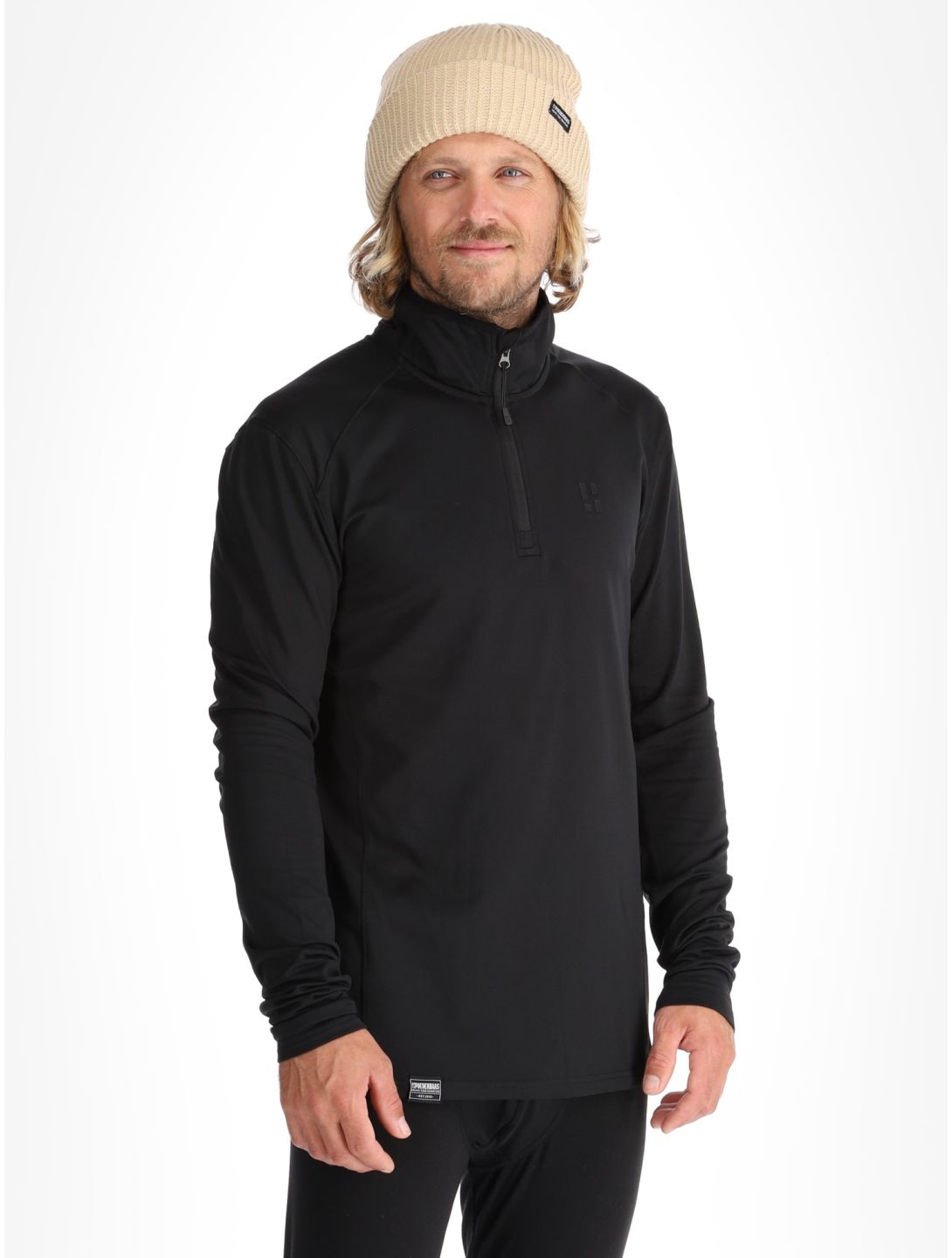 Poederbaas, Four Seasons Lightweight Pullover Herren Black schwarz 