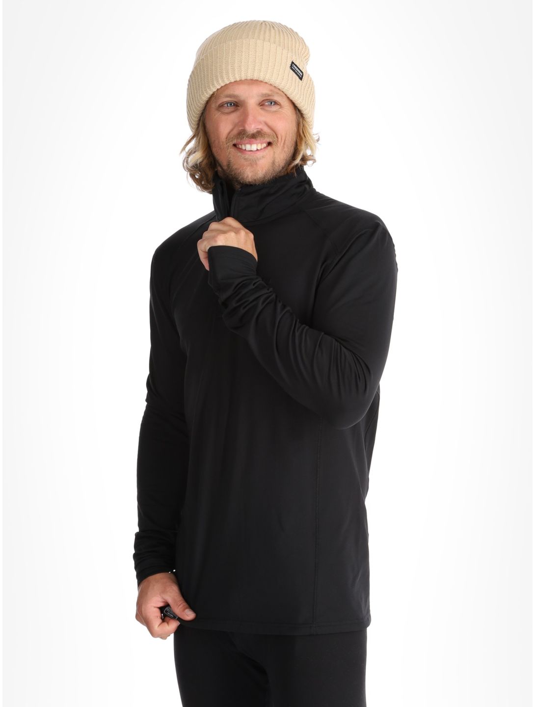 Poederbaas, Four Seasons Lightweight Pullover Herren Black schwarz 