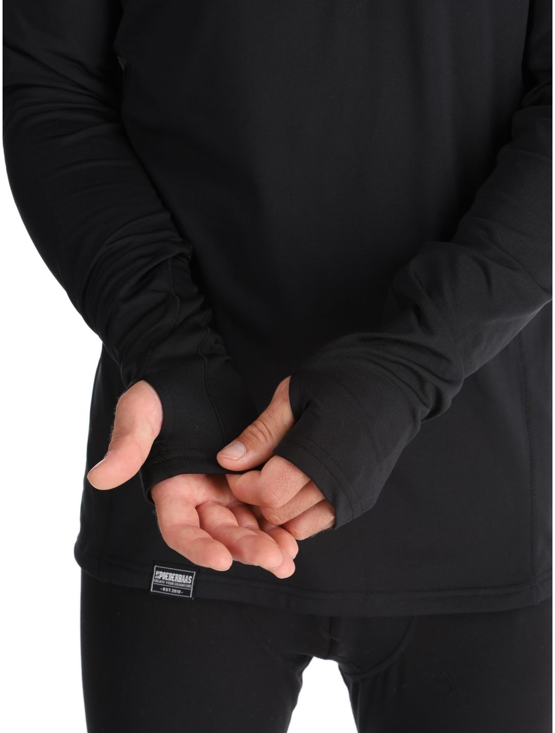 Poederbaas, Four Seasons Lightweight Pullover Herren Black schwarz 