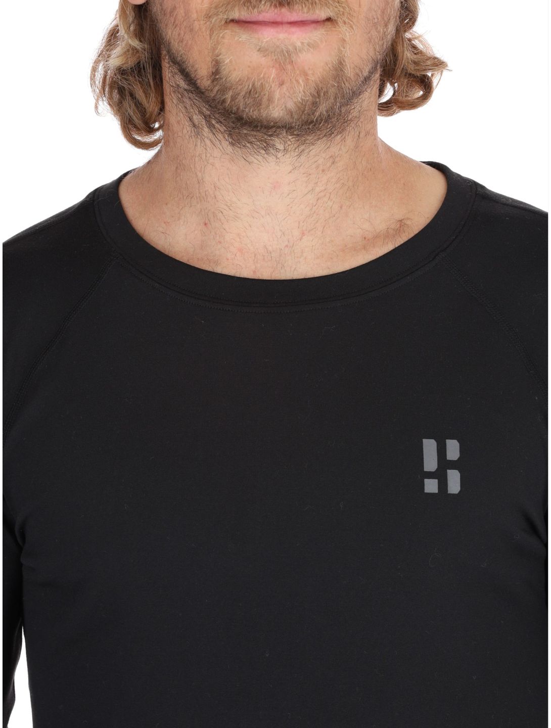 Poederbaas, Lightweight Baselayer Thermoshirt Herren Black schwarz 