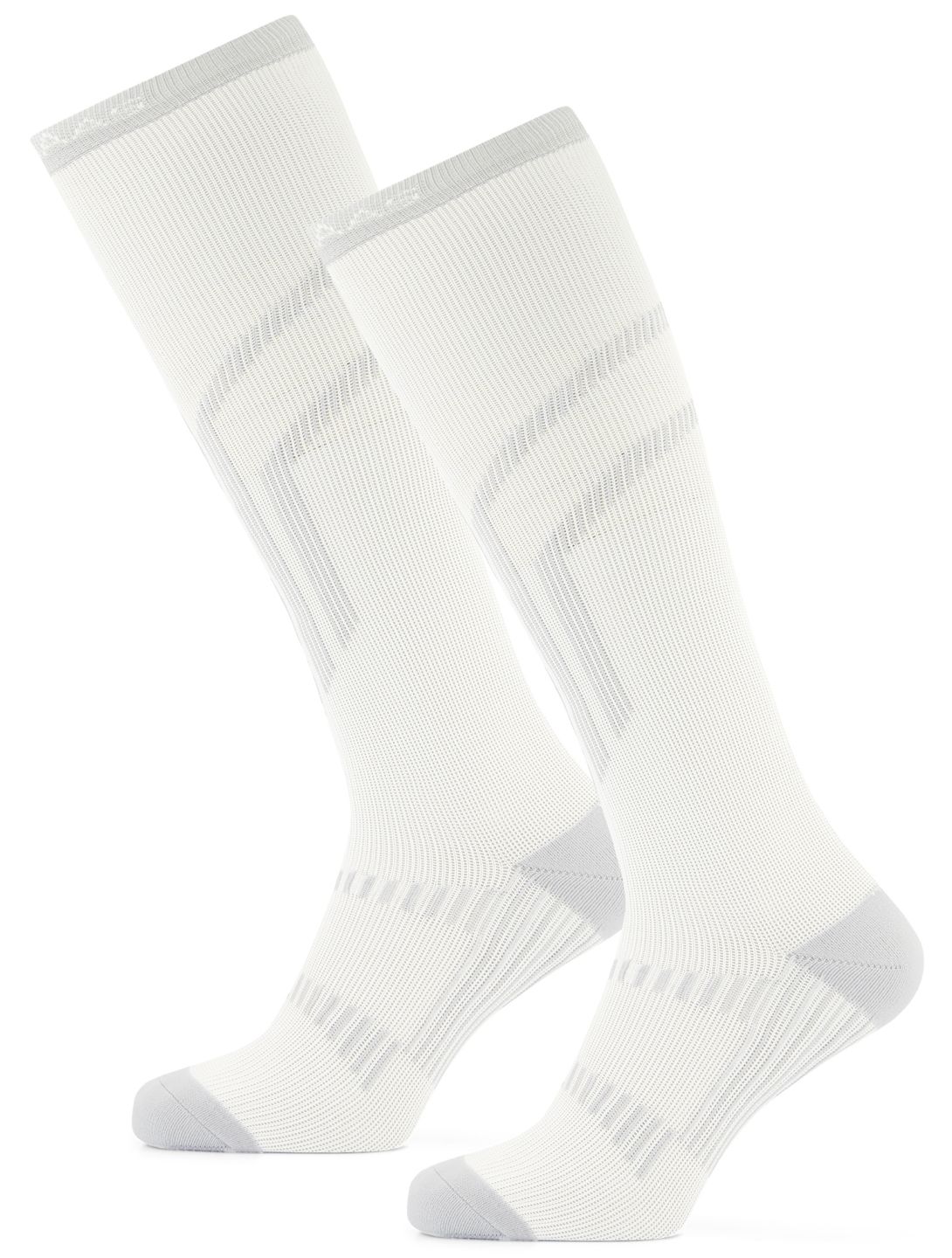 Poederbaas, Lightweight Functional Ski Socks 2-pack Skisocken 2-pack Unisex White weiß 