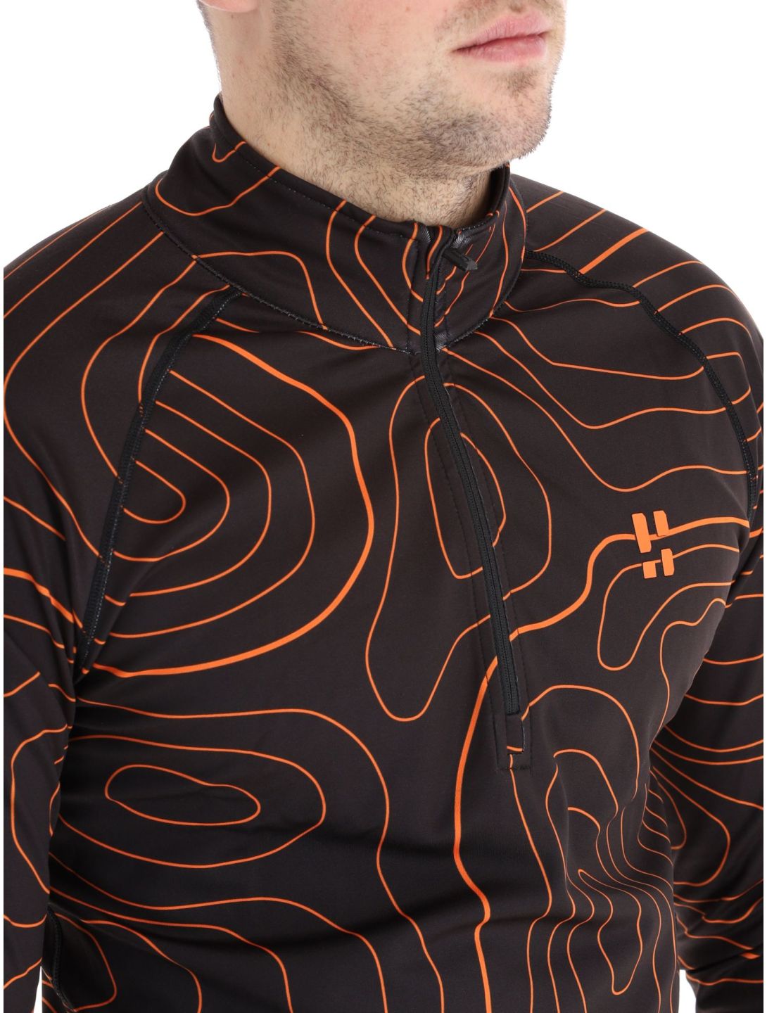 Poederbaas, Maps Pullover Herren Black Orange orange, schwarz 