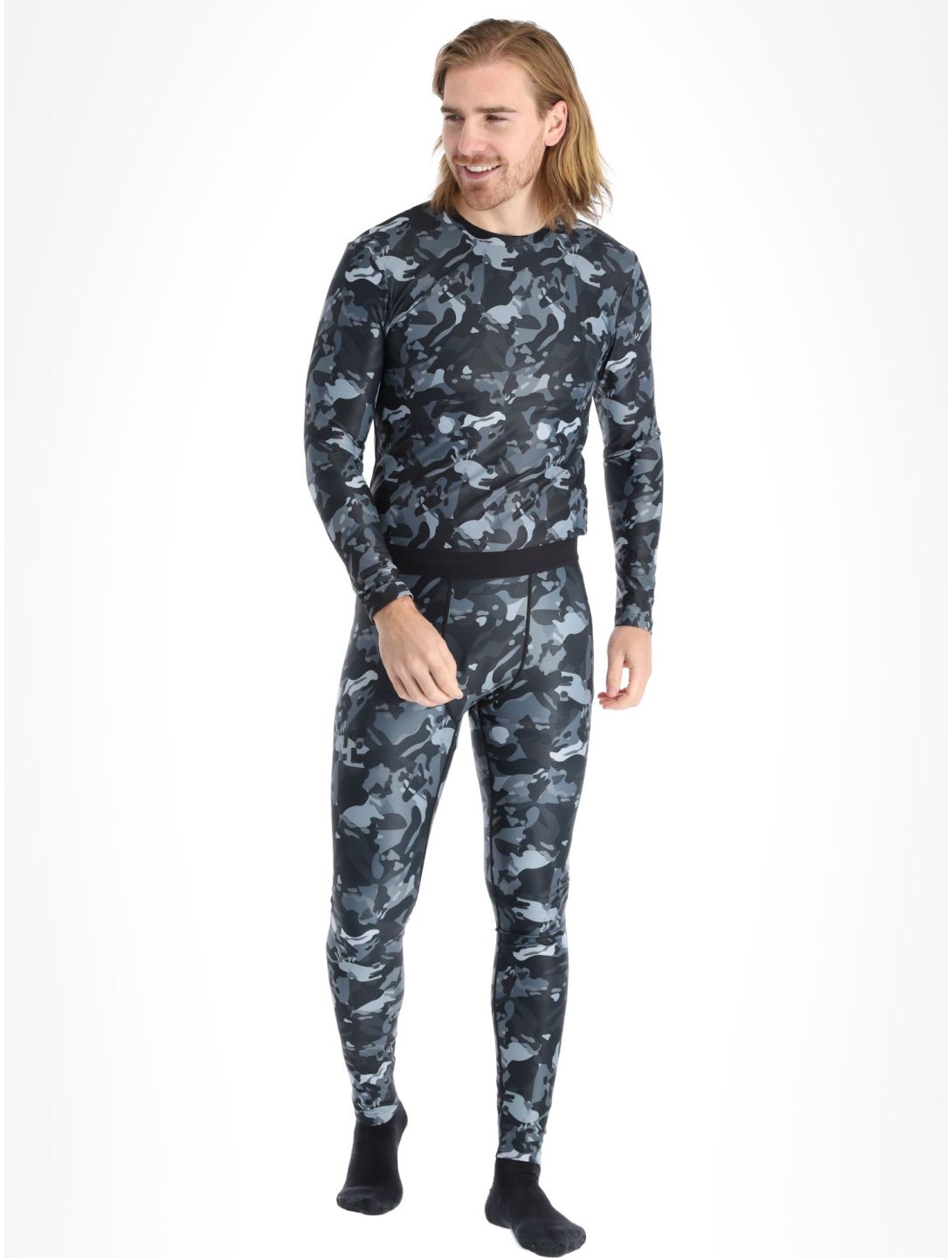 Poederbaas, Thermo Camo Thermohose Herren Black schwarz 