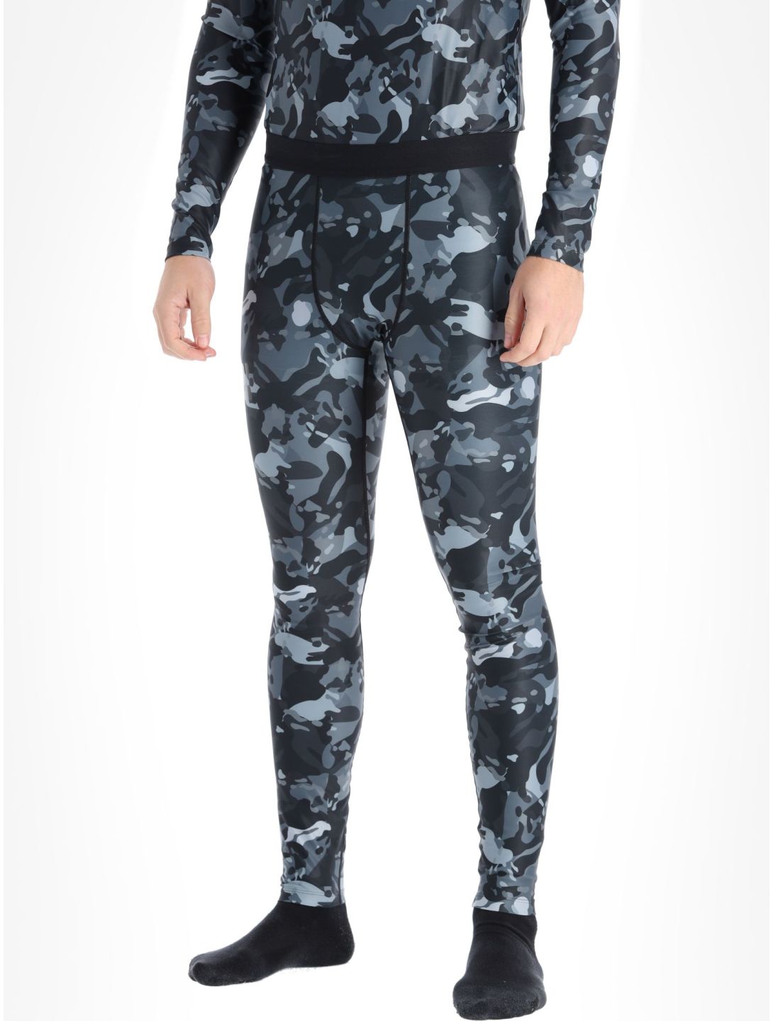 Poederbaas, Thermo Camo Thermohose Herren Black schwarz 