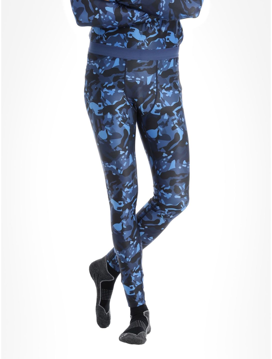 Poederbaas, Thermo Camo Thermohose Herren Navy blau 