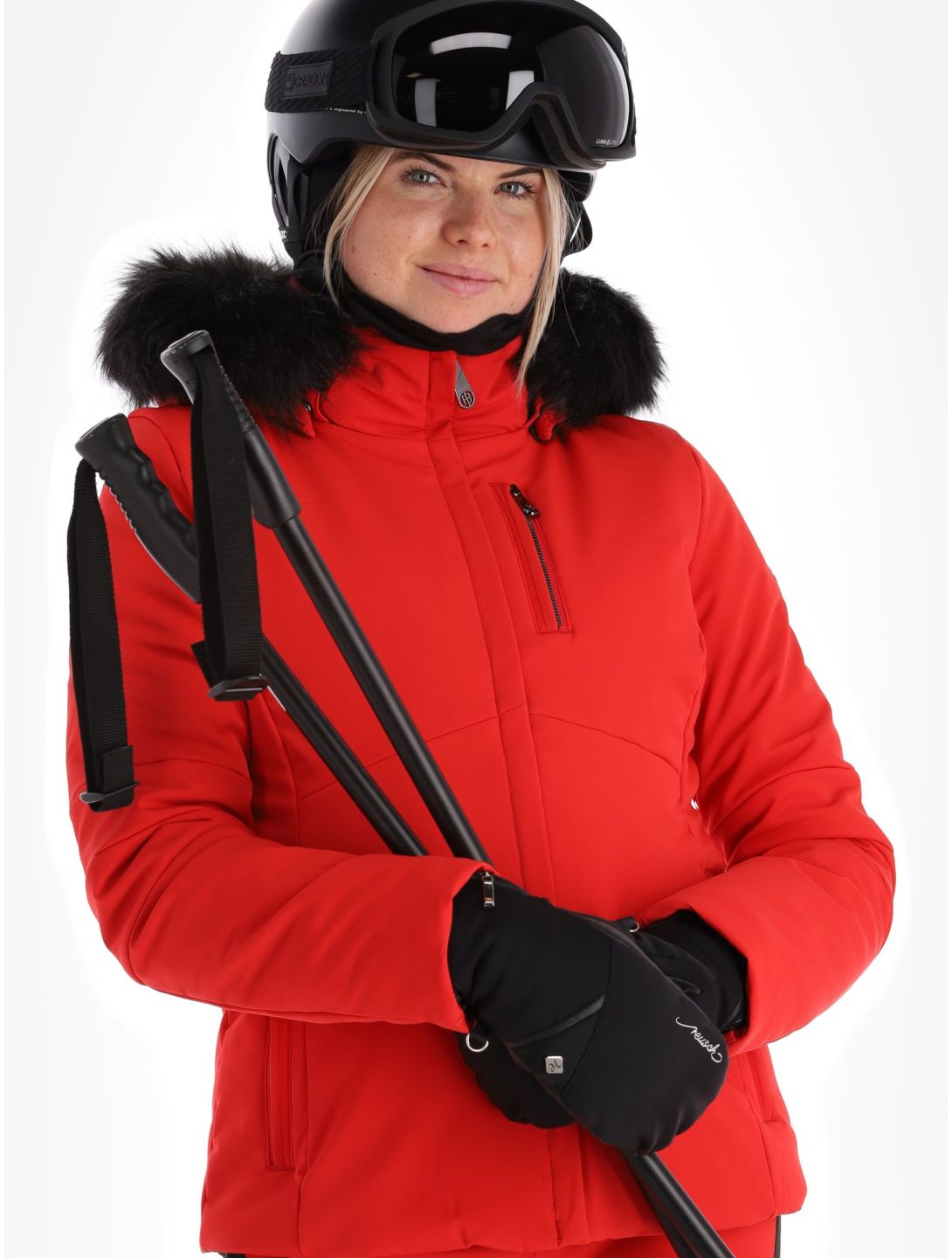 Poivre Blanc, Active Line W23-0802-WO Skijacke Damen Scarlet Red rot 