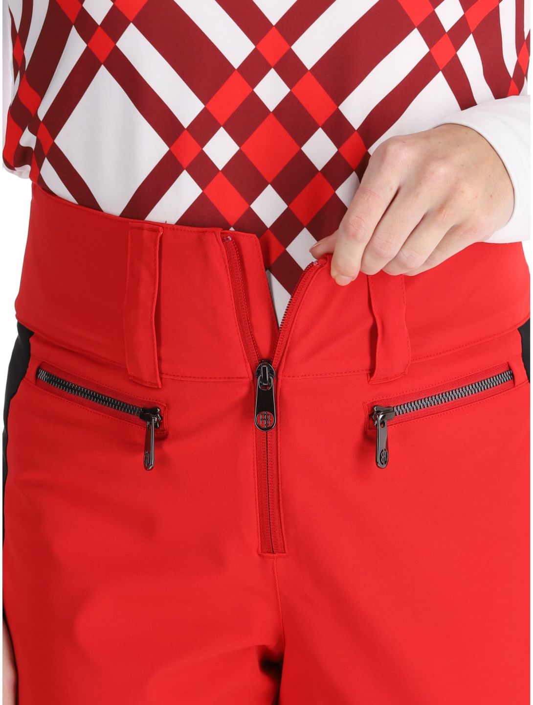 Poivre Blanc, Luxe Sport 24PBH0822/WO Skihose Damen Scarlet Red / Black rot, schwarz 