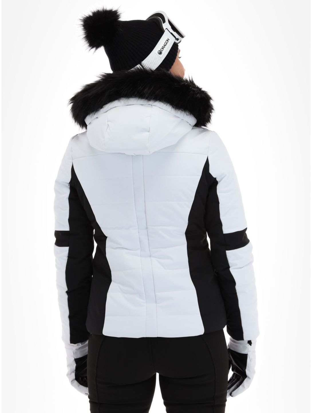 Poivre Blanc, Luxe Sport Line W23-0804-WO Skijacke Damen White / Black schwarz, weiß 