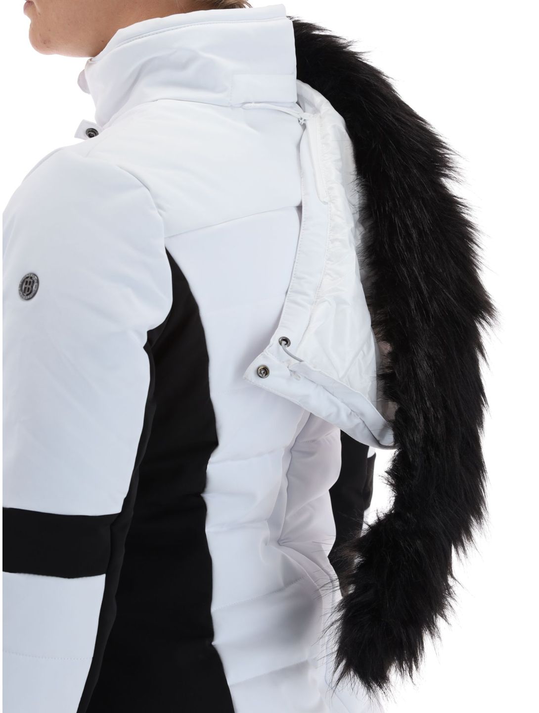 Poivre Blanc, Luxe Sport Line W23-0804-WO Skijacke Damen White / Black schwarz, weiß 