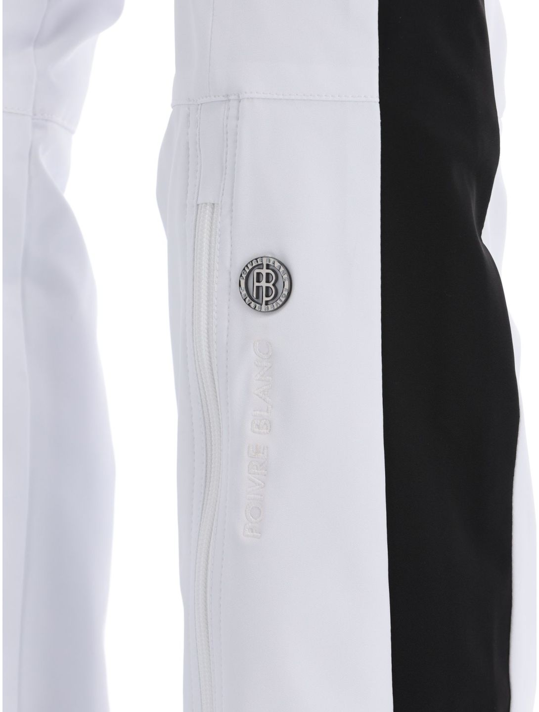 Poivre Blanc, Luxe Sport Line W23-0822-WO Softshell Skihose Damen White / Black schwarz, weiß 