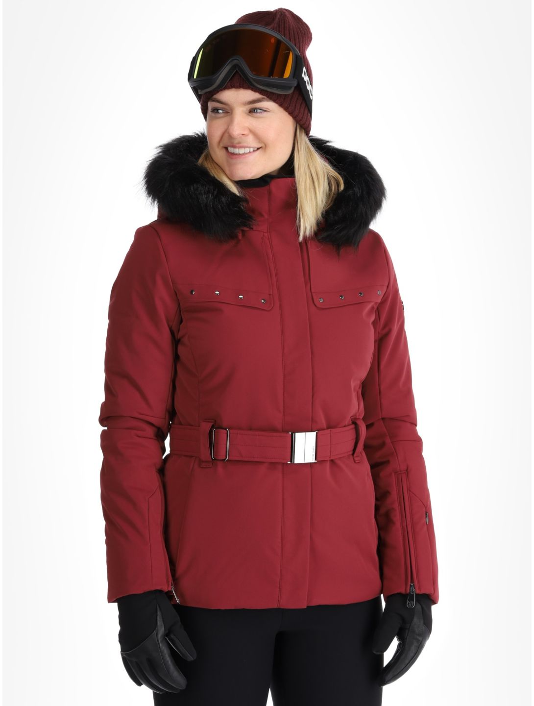 Poivre Blanc, Traditional 24PBH0801/WO Skijacke Damen Burgundy Red rot 