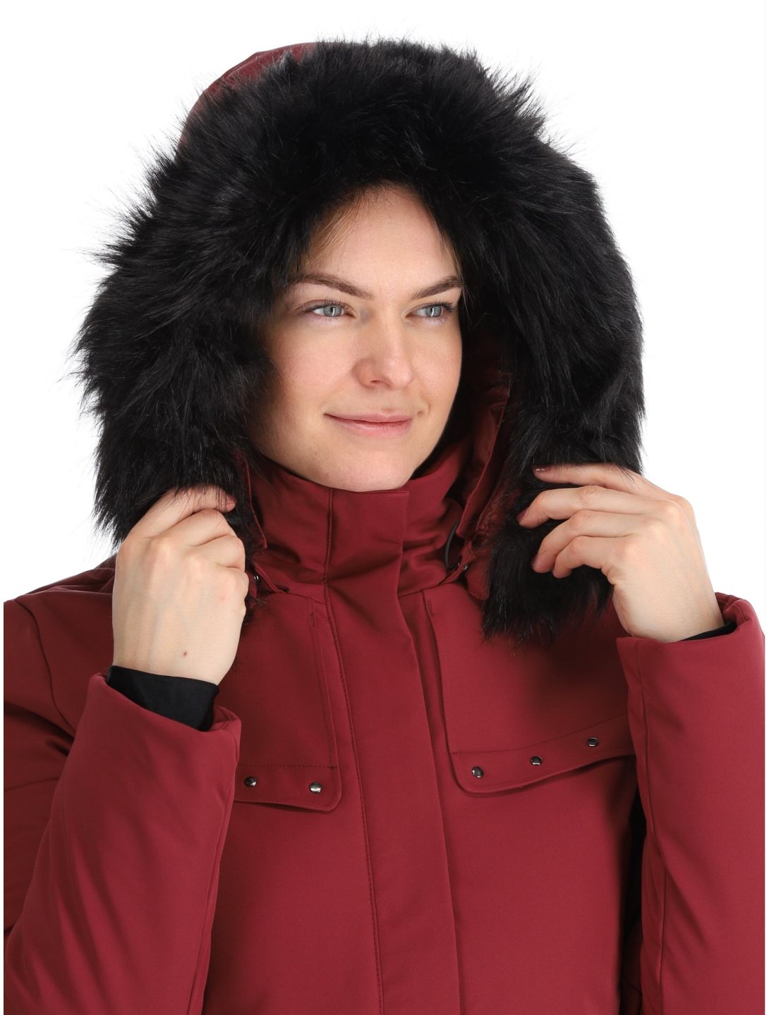 Poivre Blanc, Traditional 24PBH0801/WO Skijacke Damen Burgundy Red rot 