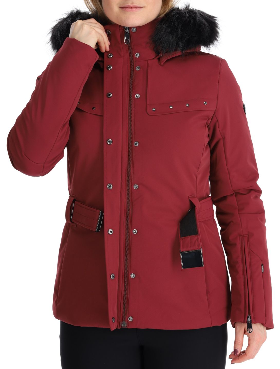 Poivre Blanc, Traditional 24PBH0801/WO Skijacke Damen Burgundy Red rot 