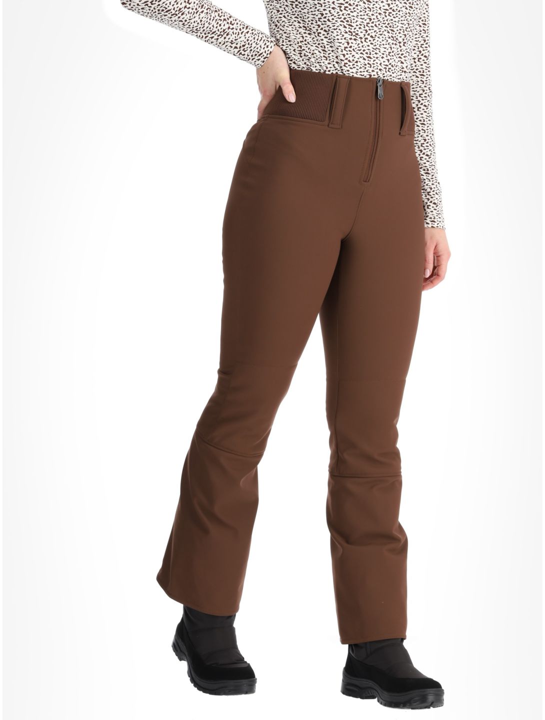 Poivre Blanc, Traditional 24PBH1121/WO/A Softshell Skihose Damen Choco Brown braun 