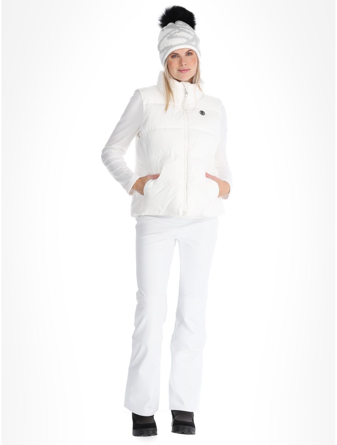 Poivre Blanc, Traditional 24PBH1205/WO/B Körperwärmer Damen Natural White weiß 