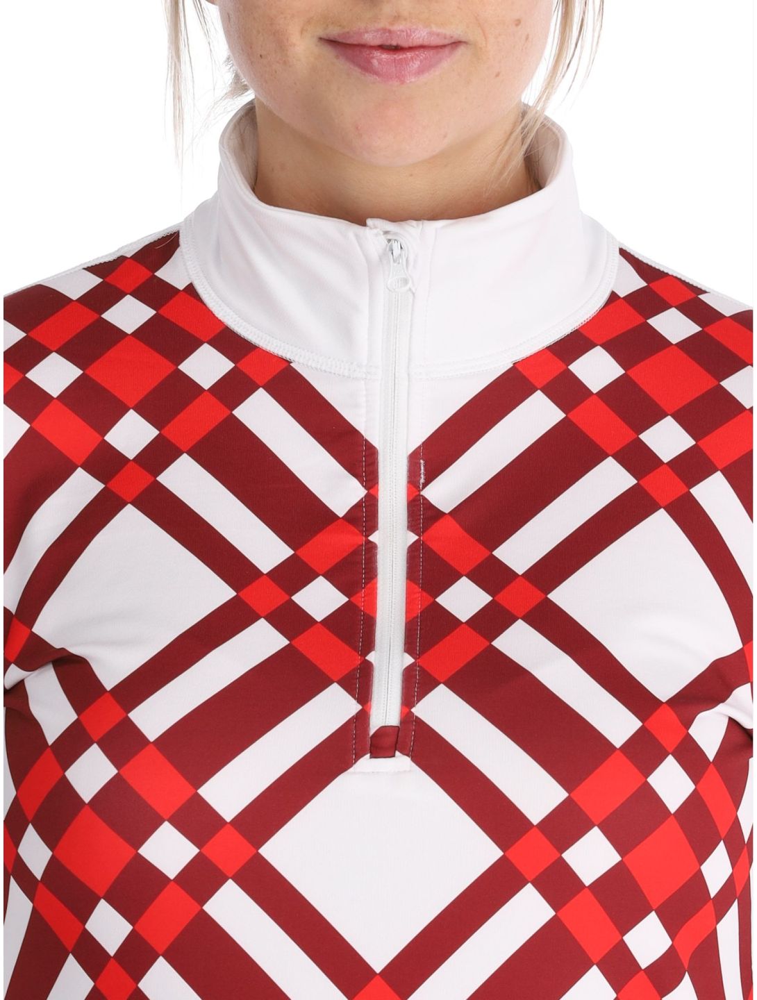 Poivre Blanc, Traditional 24PBH1940/WO/C Pullover Damen Cross Scarlet Red rot 