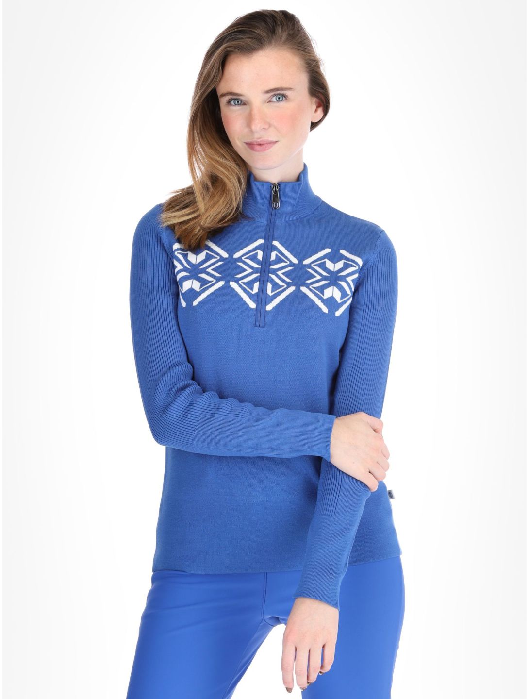 Poivre Blanc, Traditional 24PBH3540/WO Pullover Damen Acid Blue blau 