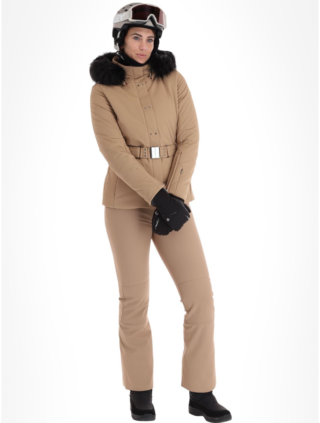 Poivre Blanc, Traditional Line W23-0801-WO Skijacke Damen Almond Brown braun 