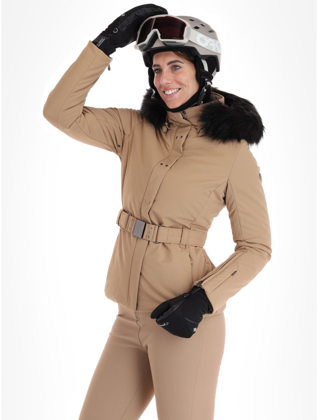 Poivre Blanc, Traditional Line W23-0801-WO Skijacke Damen Almond Brown braun 