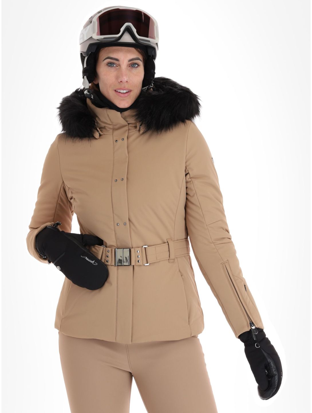 Poivre Blanc, Traditional Line W23-0801-WO Skijacke Damen Almond Brown braun 