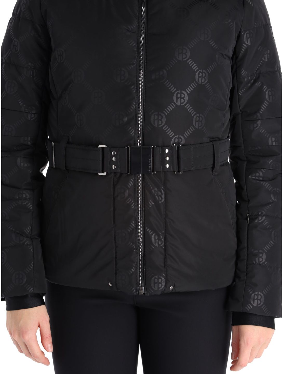 Poivre Blanc, Traditional Line W23-1003-WO/E Skijacke Damen Embossed Black schwarz 