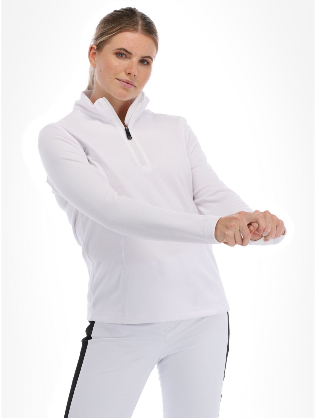 Poivre Blanc, Traditional Line W23-1540-WO Pullover Damen White weiß 