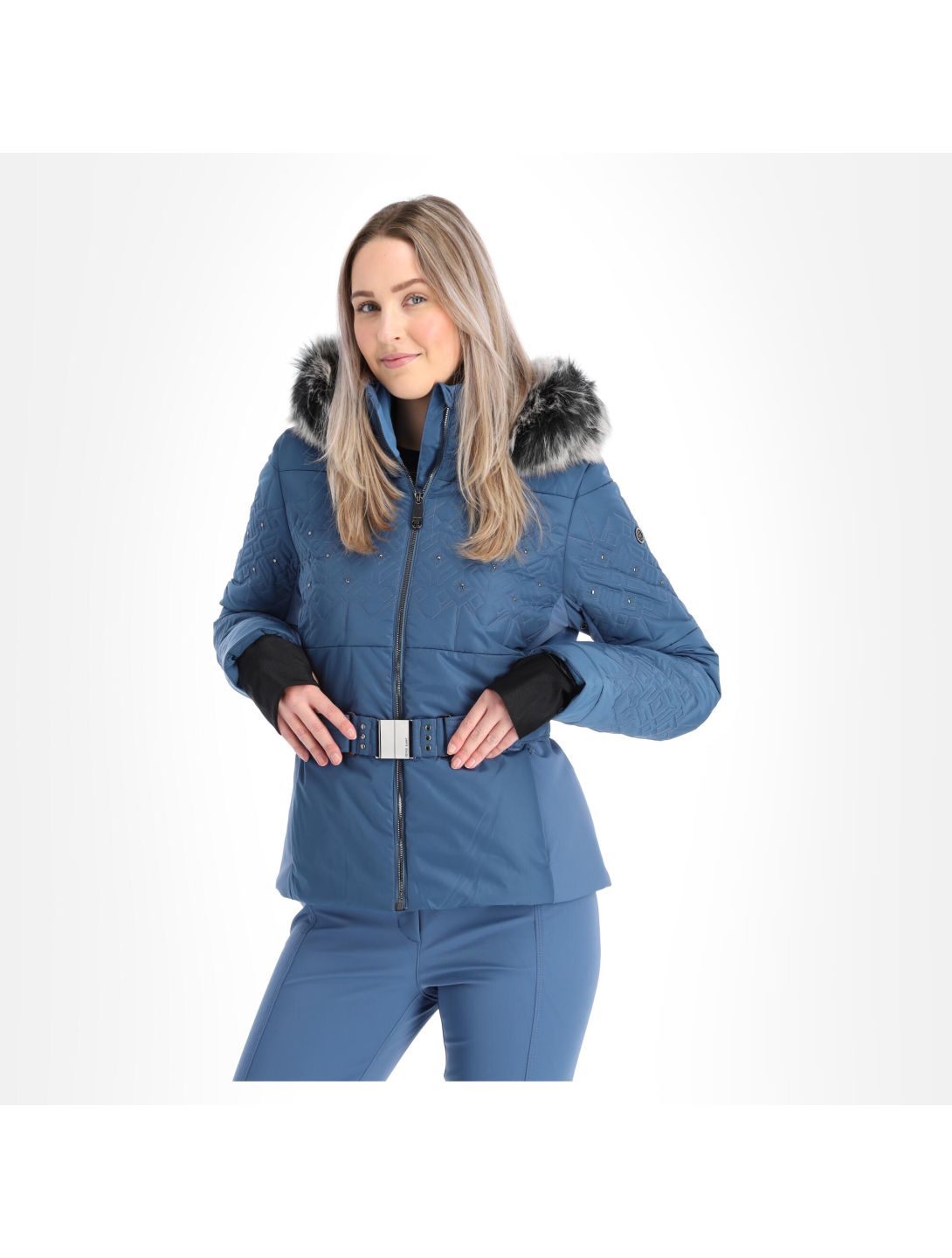 Poivre Blanc, W20-1003-Wo/A Skijacke slim fit Damen fancy twilight blau