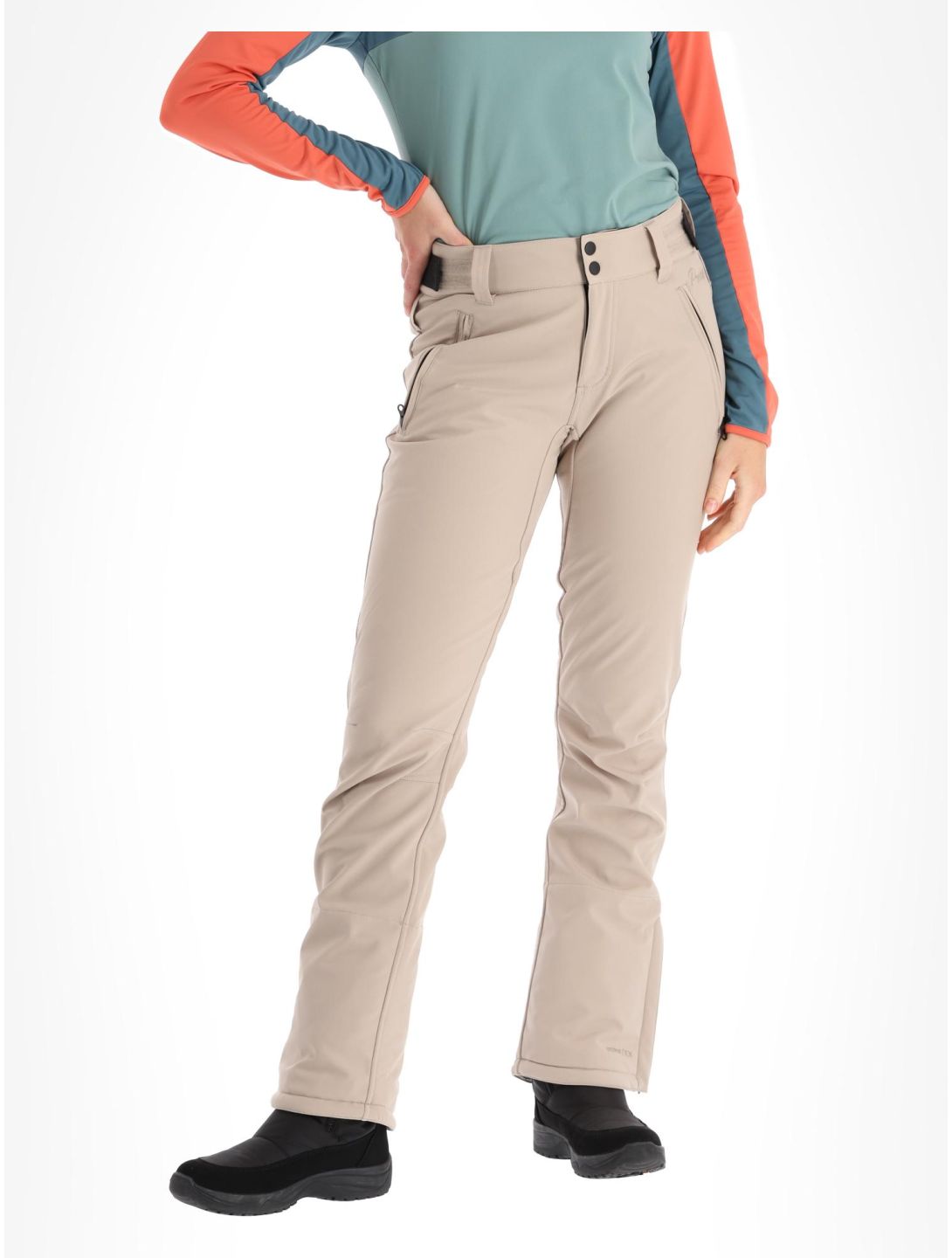 Protest, Lole Softshell Skihose Damen Bamboo Beige beige 